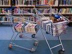 books in shopping carts